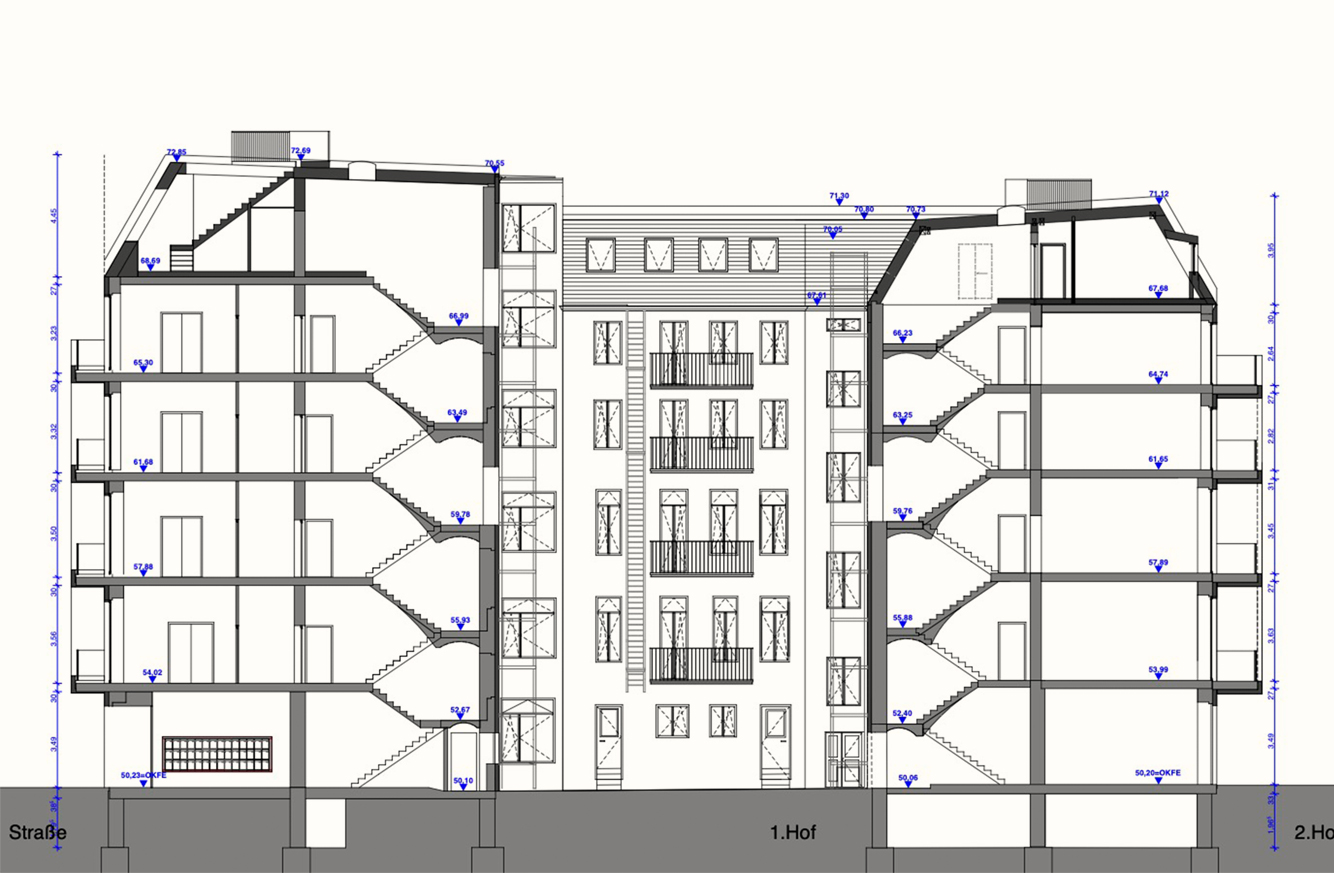 Querschnitt Stutti2 Wohnungen zu verkaufen am Stuttgarter Platz 2