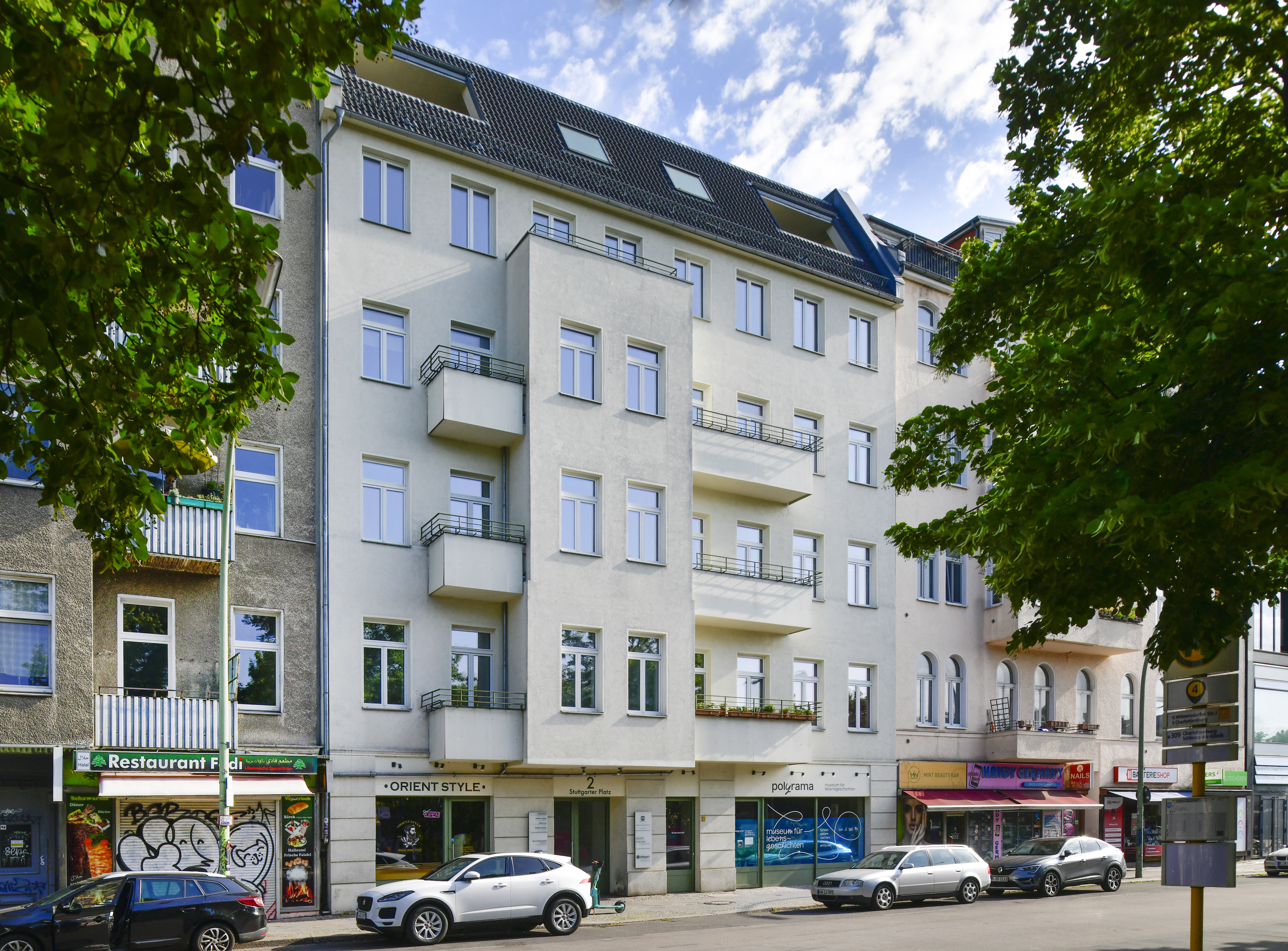 Fassade Stuttgarter Platz 2 Wohnungen zu verkaufen am Stuttgarter Platz 2