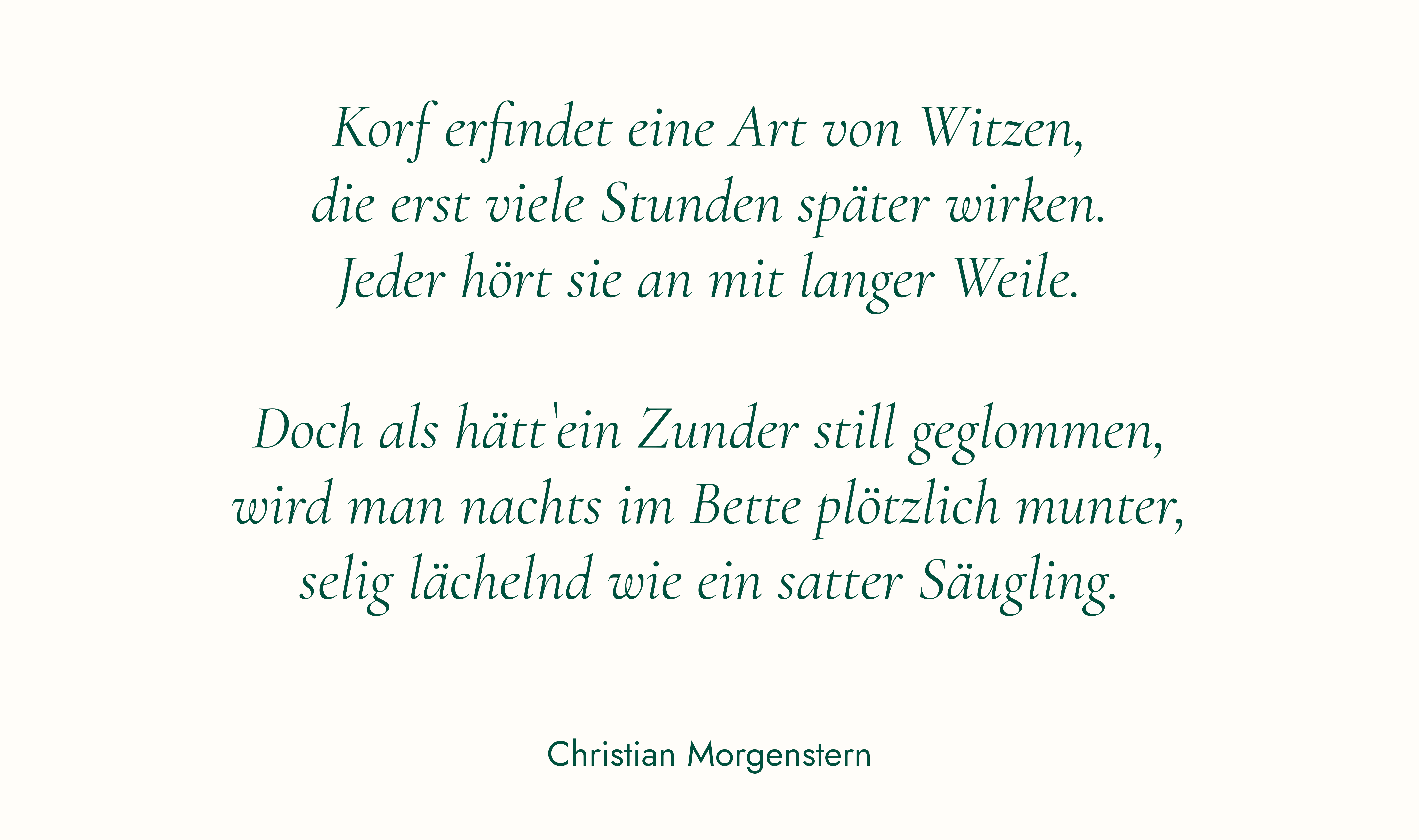 Gedicht Christian_Morgenstern Wohnungen zu verkaufen am Stuttgarter Platz 2